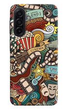 Cinema Abstract Samsung A17 5G Hard Case Back Cover by Casekaro