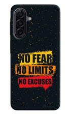 No Fear No Limits No Excuse Samsung A17 5G Hard Case Back Cover by Casekaro