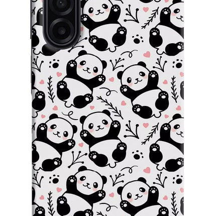 Cute Panda Samsung A17 5G Hard Case Back Cover by Casekaro