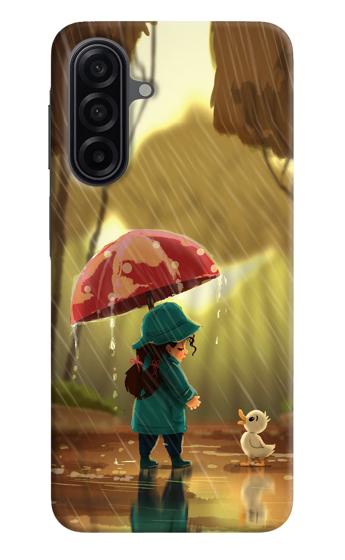 Rainy Day Samsung A17 5G Hard Case Back Cover by Casekaro
