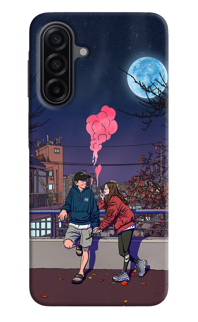 Chilling Couple Samsung A17 5G Hard Case Back Cover by Casekaro