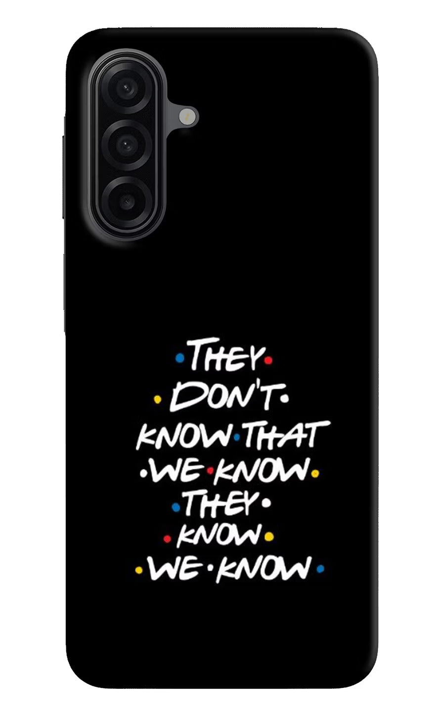 FRIENDS Dialogue Samsung A17 5G Back Cover, Hard case