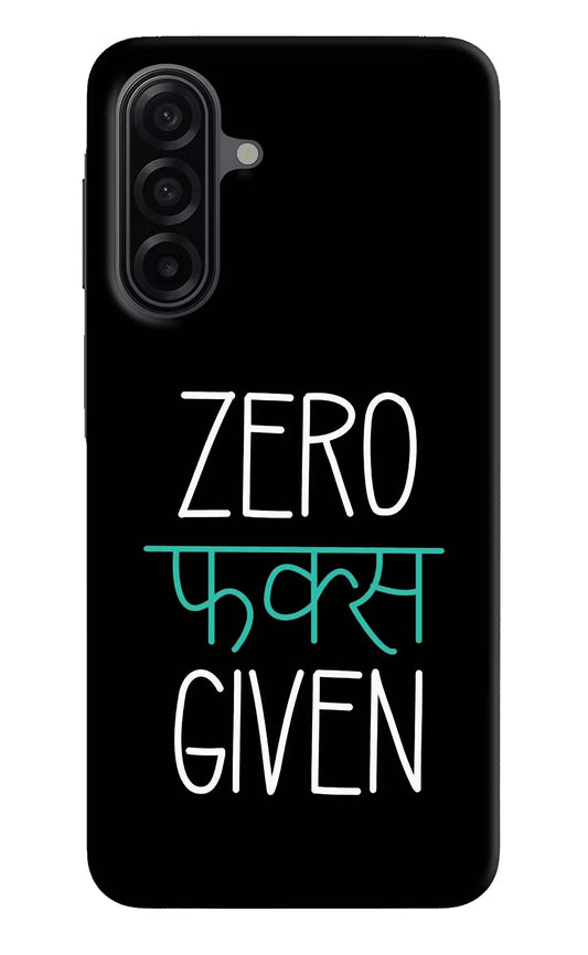 Zero Fucks Given Samsung A17 5G Hard Case Back Cover by Casekaro