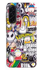 Sticker Bomb Samsung A17 5G Hard Case Back Cover by Casekaro