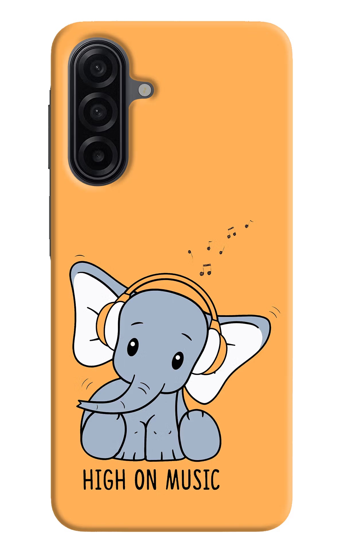 High On Music Samsung A17 5G Hard Case Back Cover by Casekaro