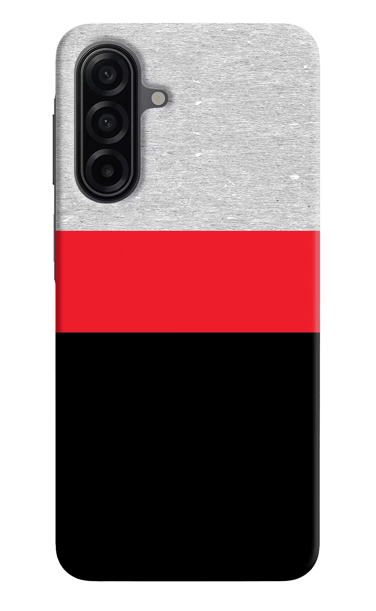 Tri Color Pattern Samsung A17 5G Hard Case Back Cover by Casekaro