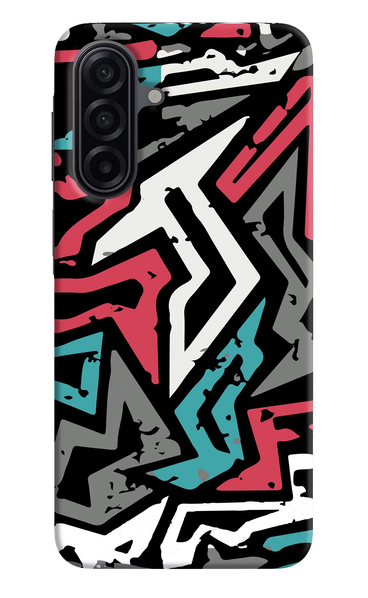 Geometric Graffiti Samsung A17 5G Hard Case Back Cover by Casekaro