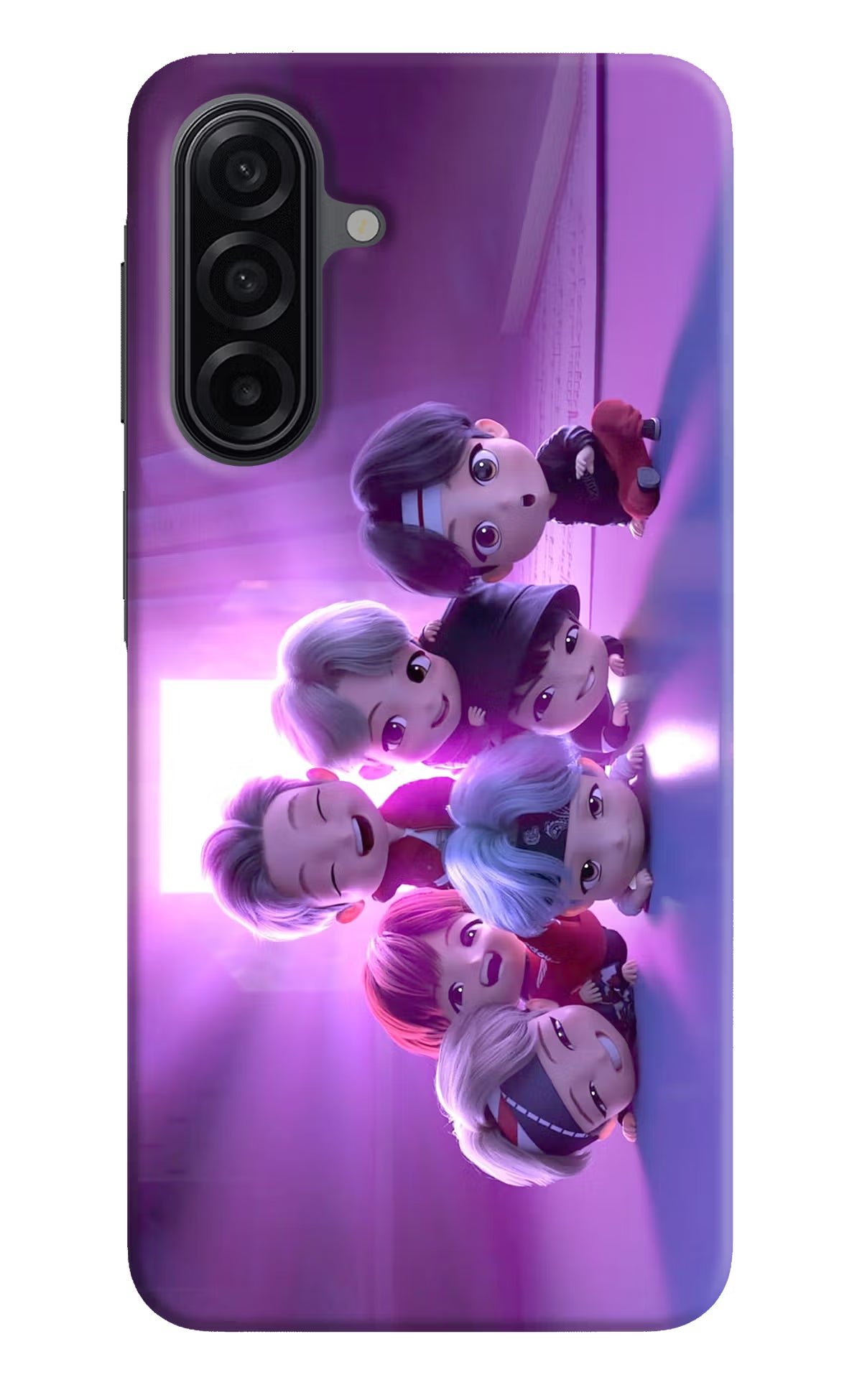 BTS Chibi Samsung A17 5G Hard Case Back Cover by Casekaro