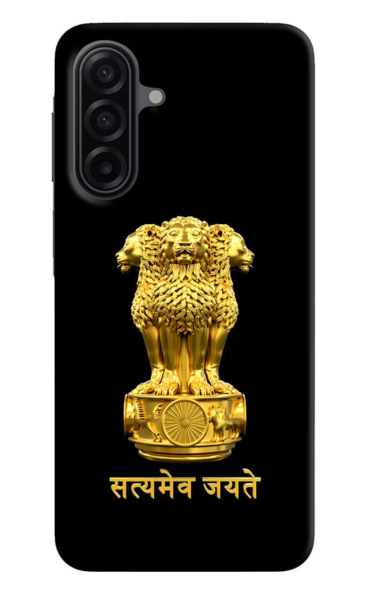 Satyamev Jayate Golden Samsung A17 5G Hard Case Back Cover by Casekaro