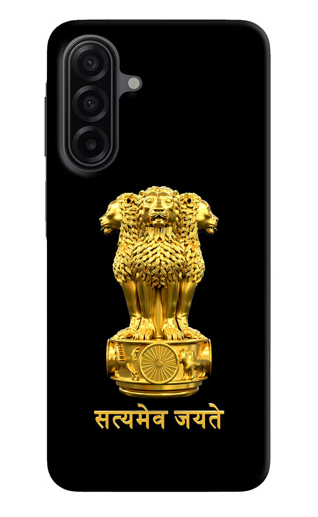 Satyamev Jayate Golden Samsung A17 5G Hard Case Back Cover by Casekaro