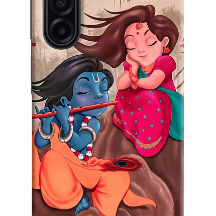 Radhe Krishna Samsung A17 5G Hard Case Back Cover by Casekaro
