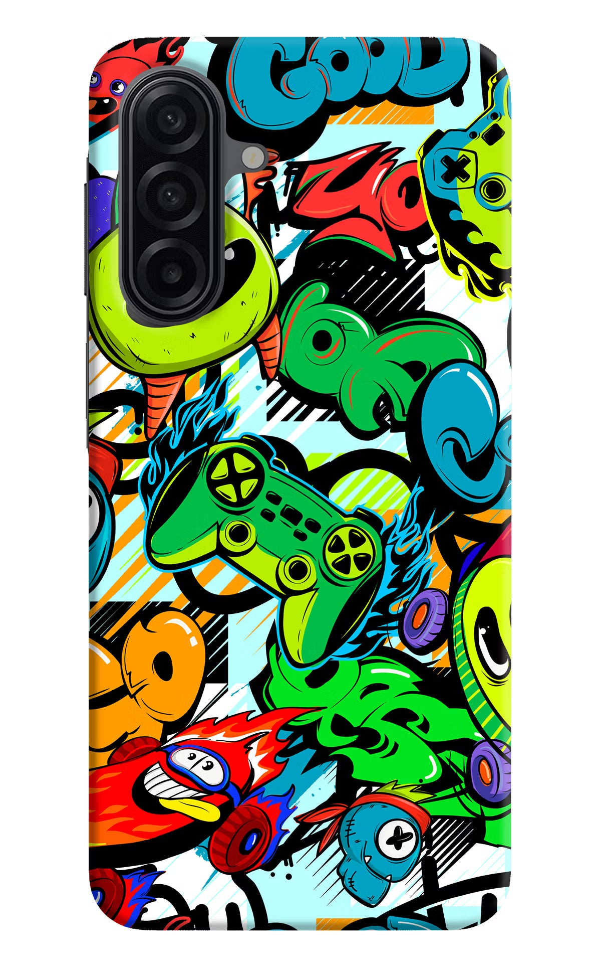 Game Doodle Samsung A17 5G Hard Case Back Cover by Casekaro