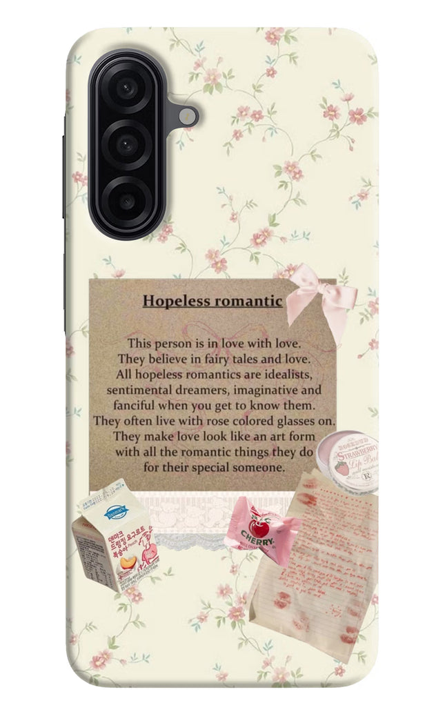 Hopeless Romantic Samsung A17 5G Hard Case Back Cover by Casekaro