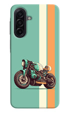 Striped Moto Drift Samsung A17 5G Hard Case Back Cover by Casekaro