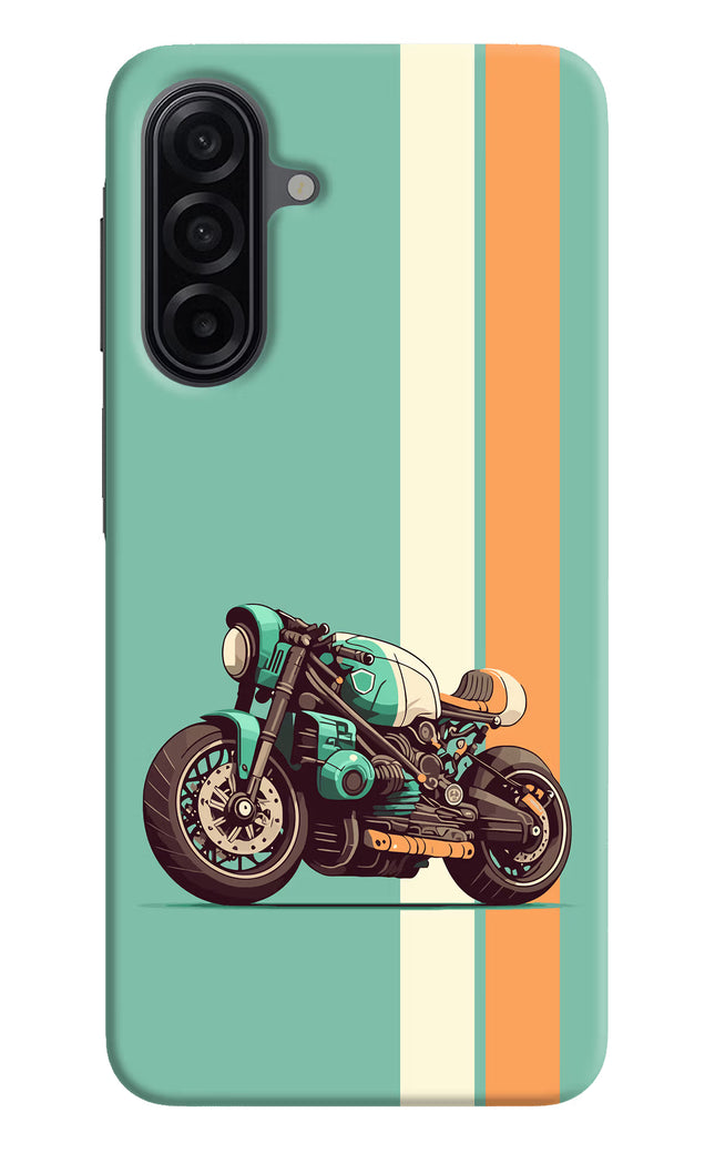 Striped Moto Drift Samsung A17 5G Hard Case Back Cover by Casekaro