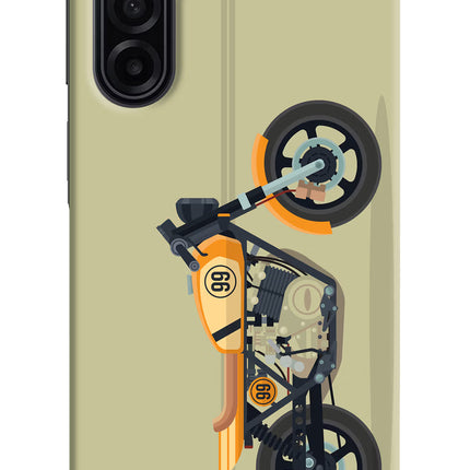 Vertical Speedster Samsung A17 5G Hard Case Back Cover by Casekaro
