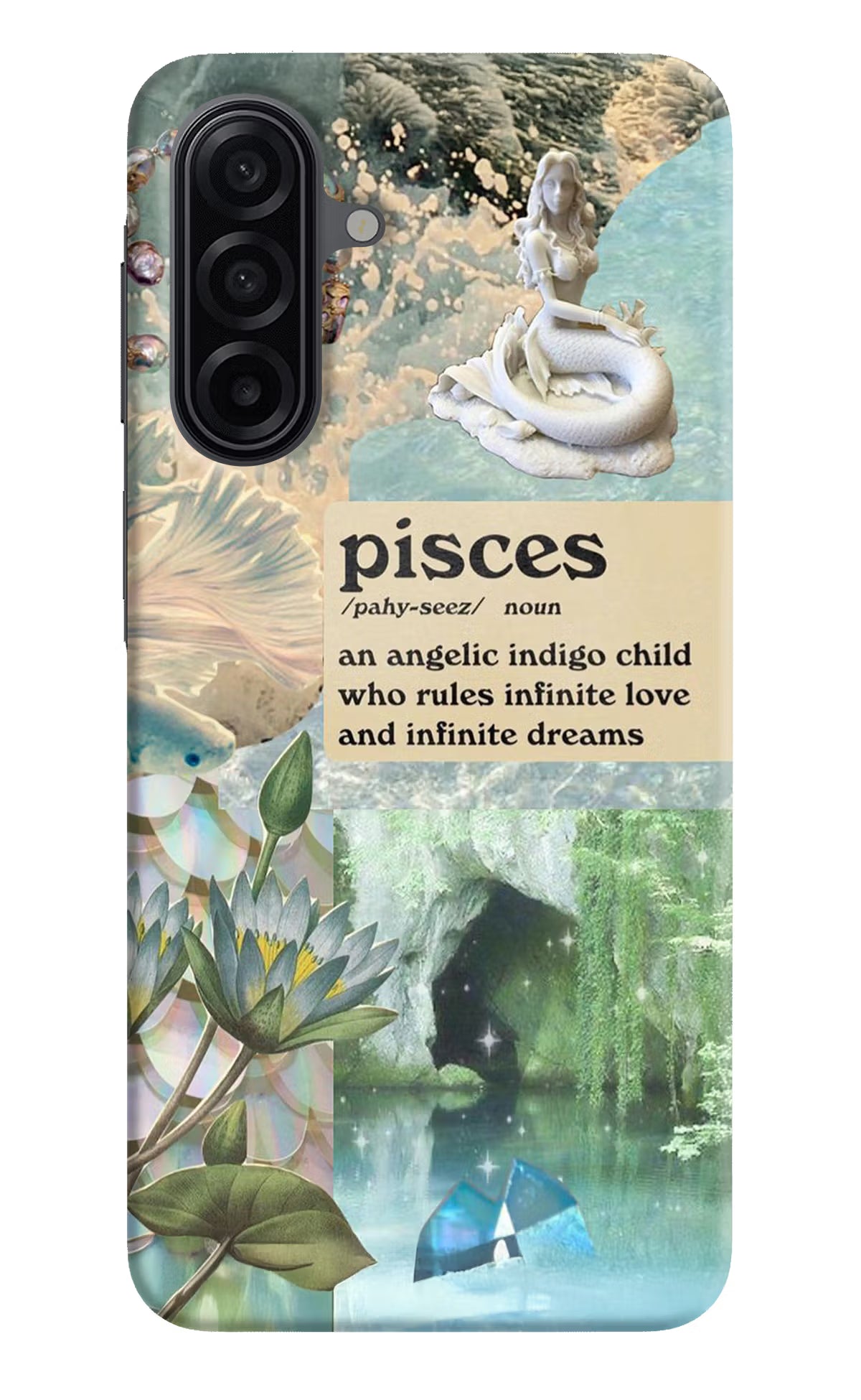 Pisces Zodiac Samsung A17 5G Hard Case Back Cover by Casekaro