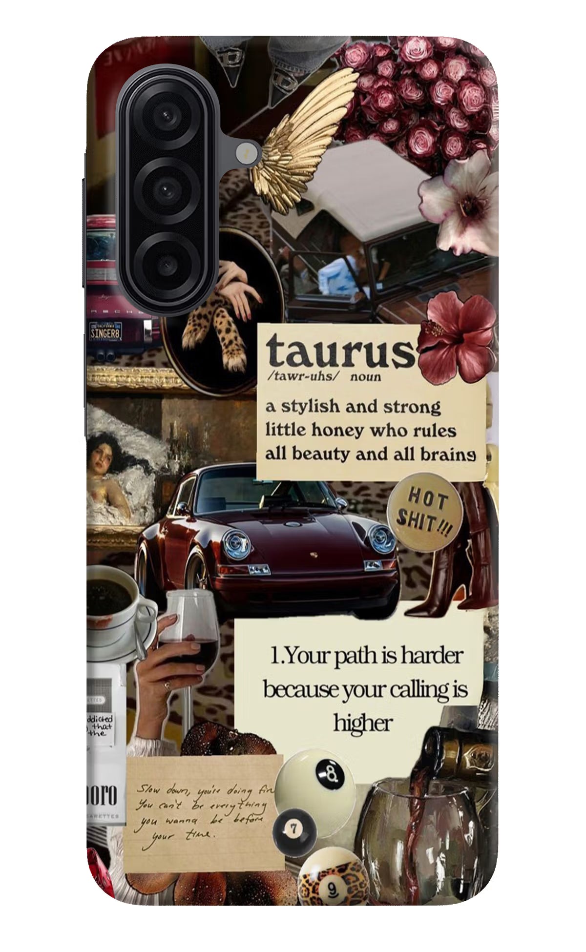 Taurus Zodiac Samsung A17 5G Hard Case Back Cover by Casekaro