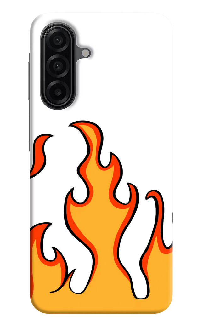 Fired Up – White Samsung A17 5G Hard Case Back Cover by Casekaro