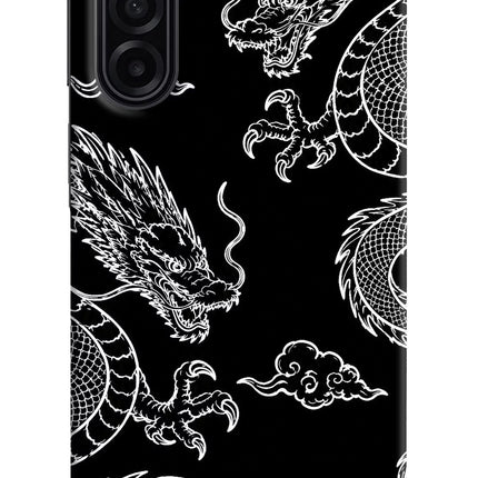 Twin Dragons Samsung A17 5G Hard Case Back Cover by Casekaro