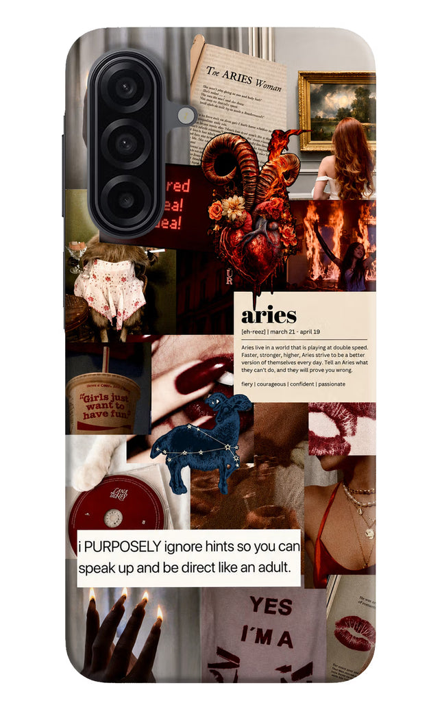 Zodiac Aries Samsung A17 5G Hard Case Back Cover by Casekaro