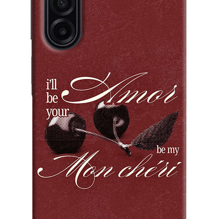 Velvet Cherry Samsung A17 5G Hard Case Back Cover by Casekaro