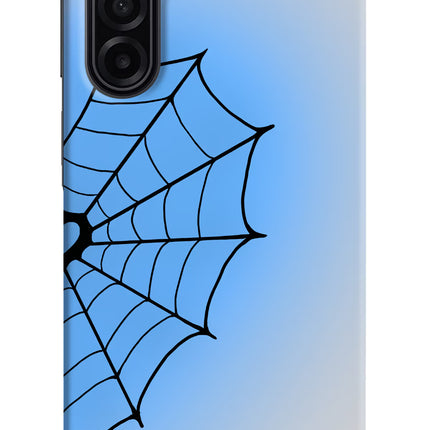 Blue Web Samsung A17 5G Hard Case Back Cover by Casekaro