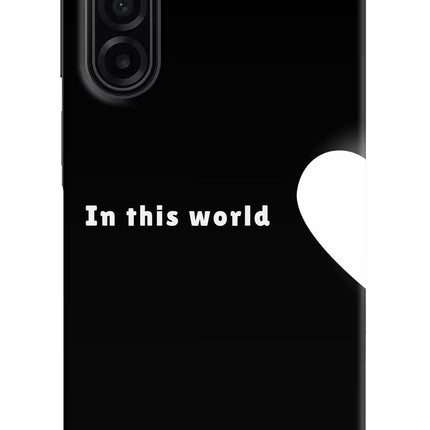 This World Samsung A17 5G Hard Case Back Cover by Casekaro