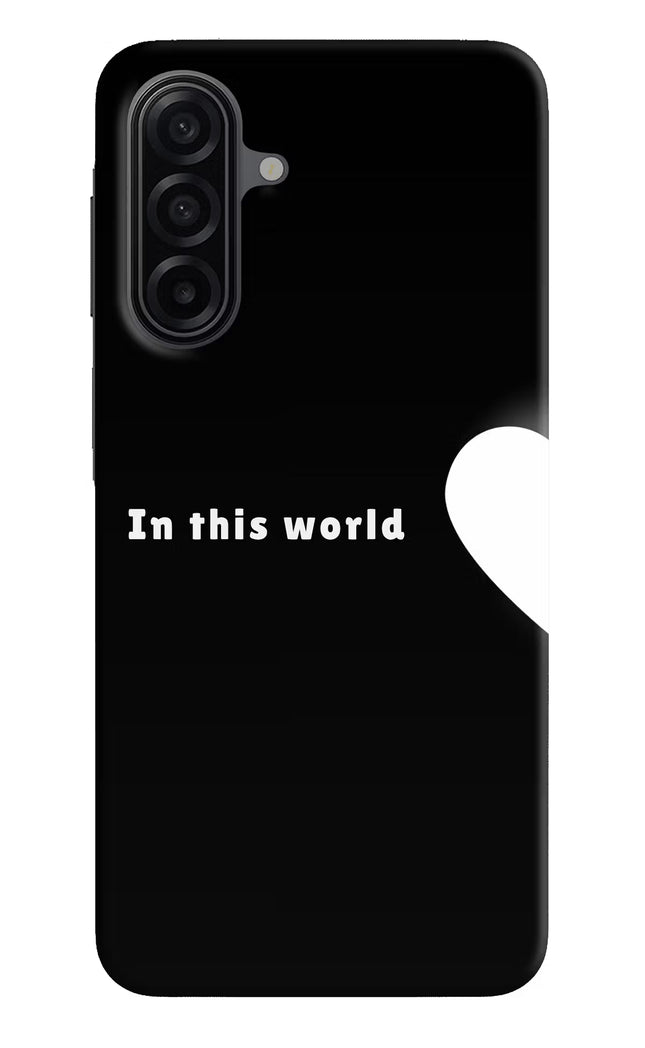 This World Samsung A17 5G Hard Case Back Cover by Casekaro