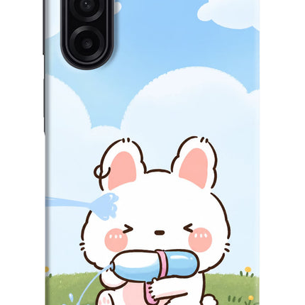 Bunny Treat Samsung A17 5G Hard Case Back Cover by Casekaro