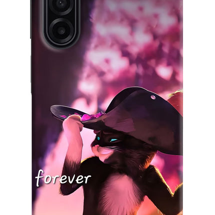 Forever Cat Samsung A17 5G Hard Case Back Cover by Casekaro