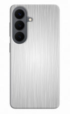 Wooden Grey Texture Samsung S26 Back Cover