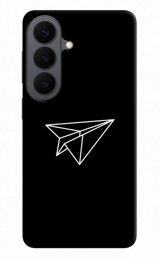 Paper Plane White Samsung S26 Back Cover