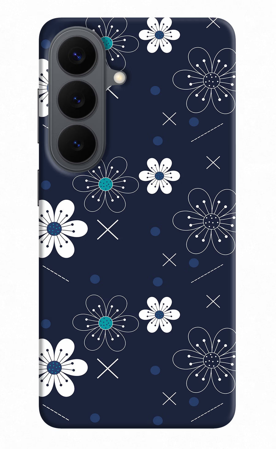 Flowers Samsung S26 Back Cover, Hard case