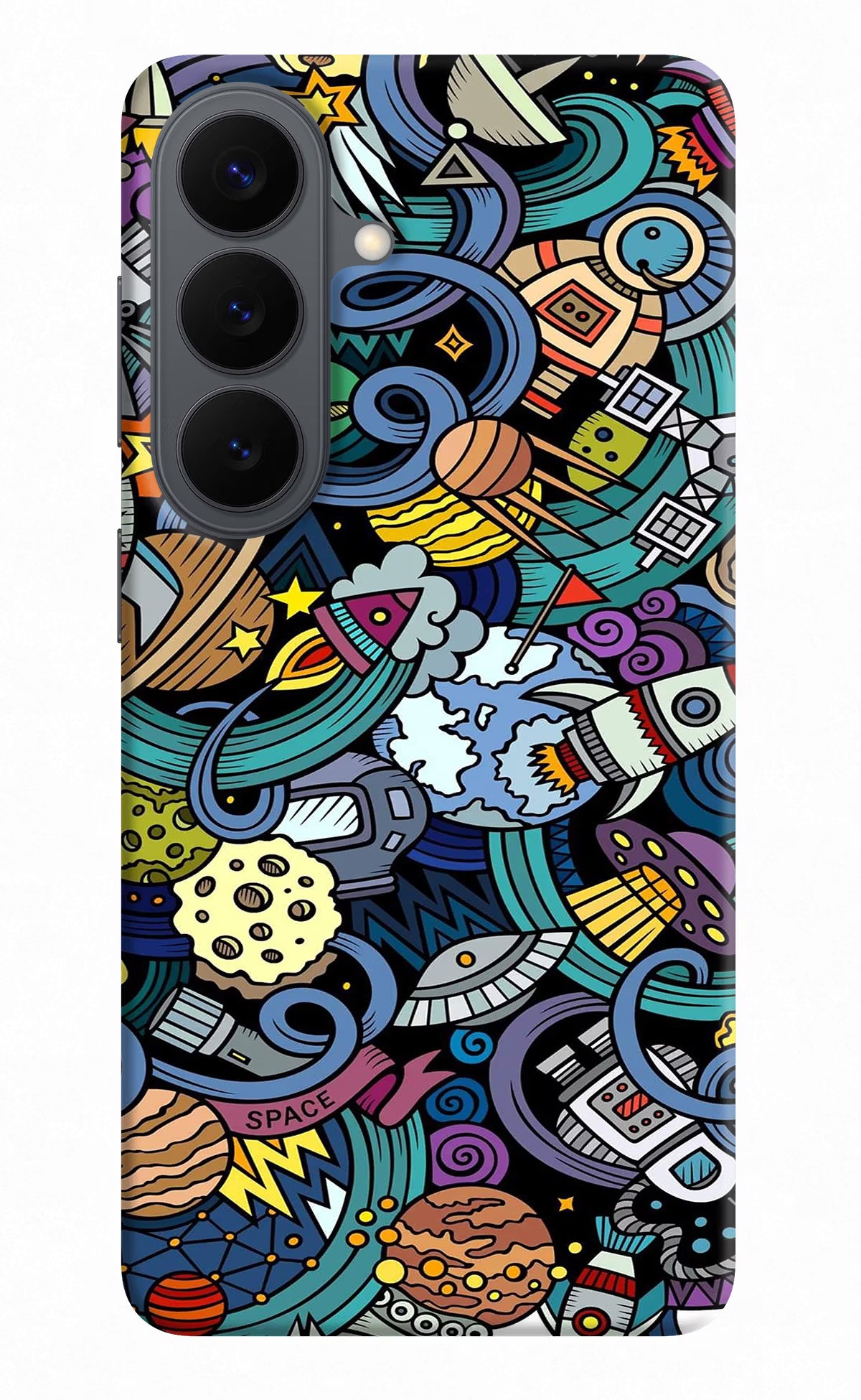 Space Abstract Samsung S26 Back Cover