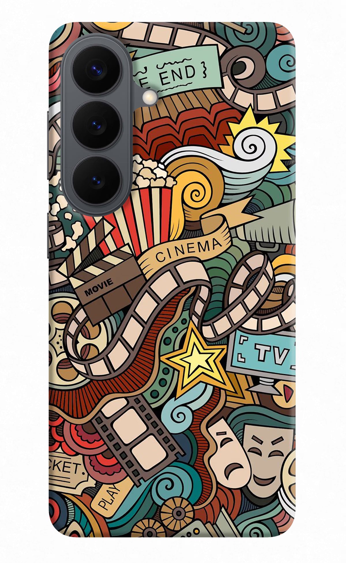 Cinema Abstract Samsung S26 Back Cover