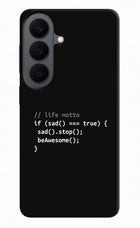 Life Motto Code Samsung S26 Back Cover