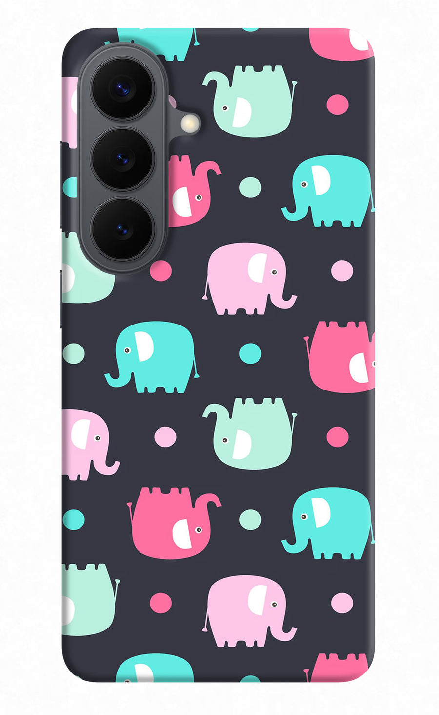 Elephants Samsung S26 Back Cover, Hard case