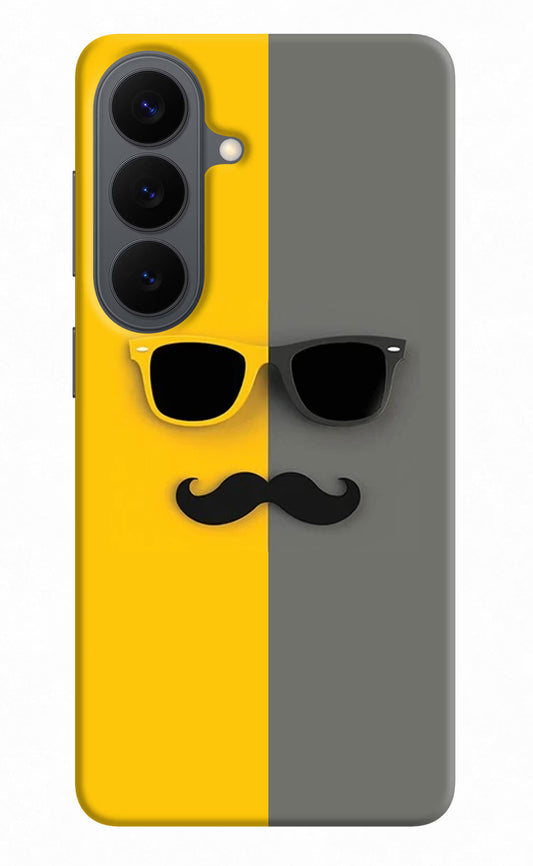 Sunglasses with Mustache Samsung S26 Back Cover