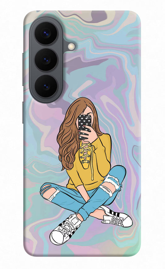 Selfie Girl Samsung S26 Back Cover