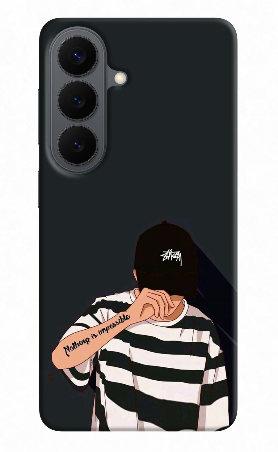 Aesthetic Boy Samsung S26 Back Cover, Hard case
