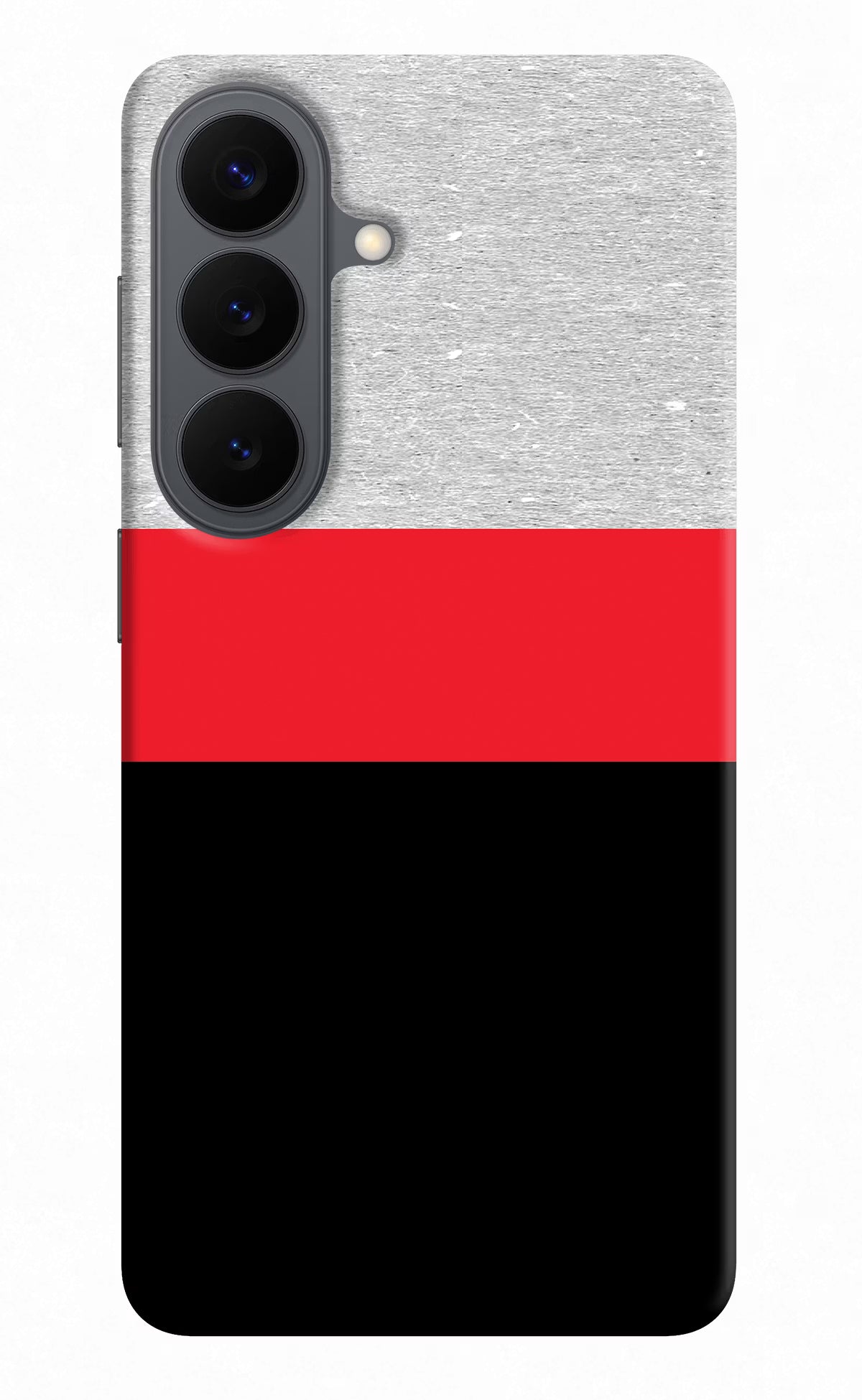 Tri Color Pattern Samsung S26 Back Cover