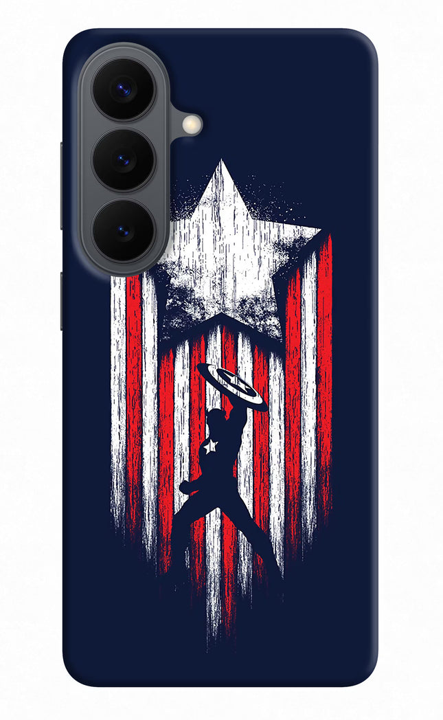 Captain America Marvel Art Samsung S26 Back Cover