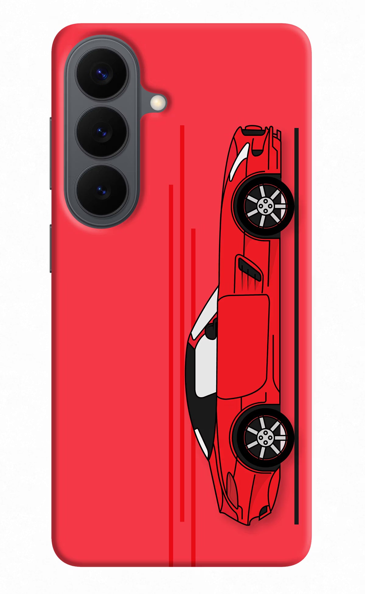 Red Velocity Samsung S26 Back Cover