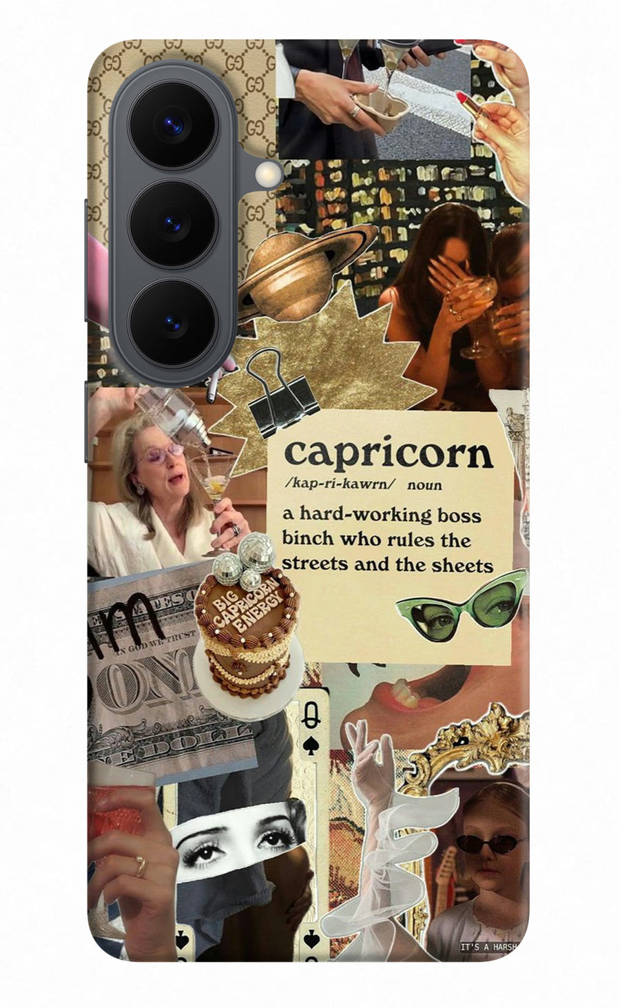 Capricorn Zodiac Samsung S26 Back Cover, Hard case