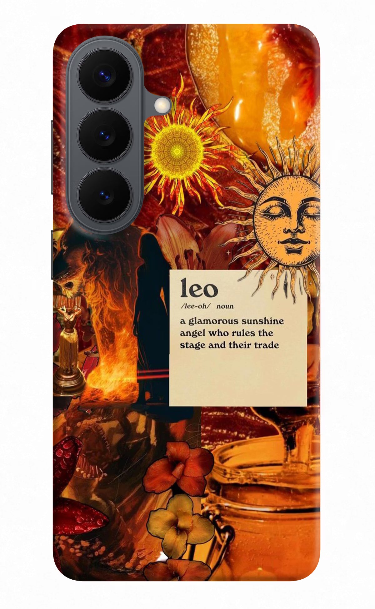 Leo Zodiac Samsung S26 Back Cover