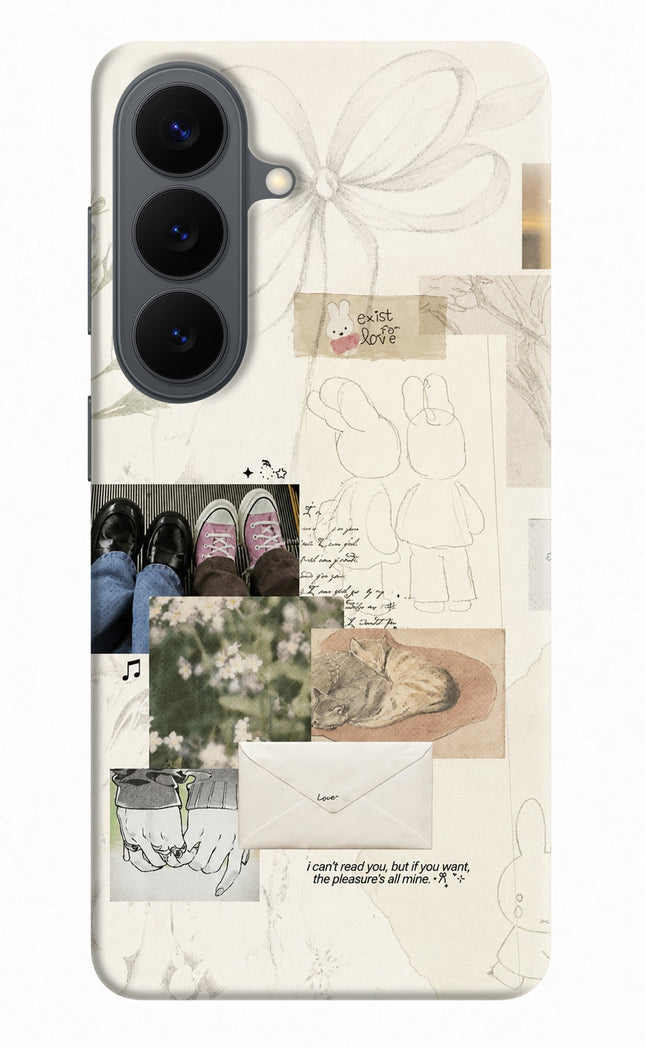 Soft Aesthetic Samsung S26 Hard Case Back Cover by Casekaro