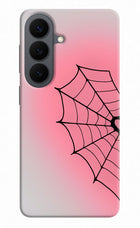 Pink Web Samsung S26 Hard Case Back Cover by Casekaro