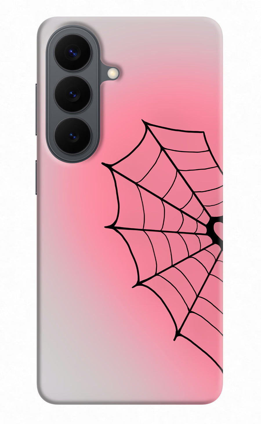 Pink Web Samsung S26 Back Cover, Hard case