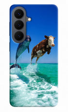 Dolphin vs Cow Samsung S26 Hard Case Back Cover by Casekaro